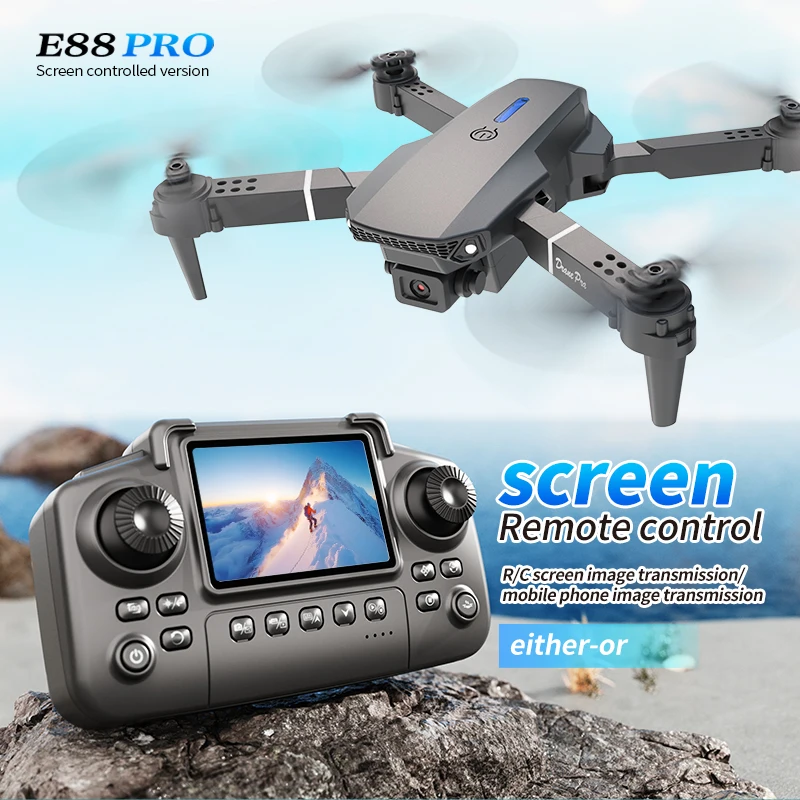 Rc Hobby Wire - Drone Profesional E88 PRO dengan Layar