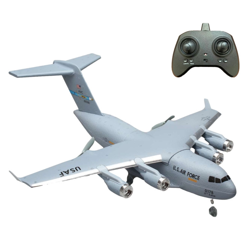 Rc Glider Foam Wing - Pesawat Terbang RC Transportasi Militer Skala