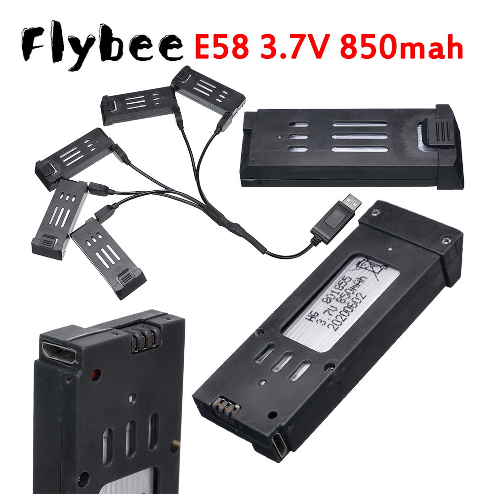 Rc Hobby Airplanes - Baterai Drone RC 3.7V 850mAh untuk