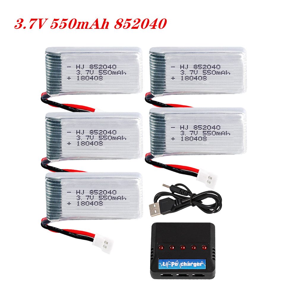 Rc Hobby Airplanes - 3.7V 550mAh 25C Lipo baterai 852040