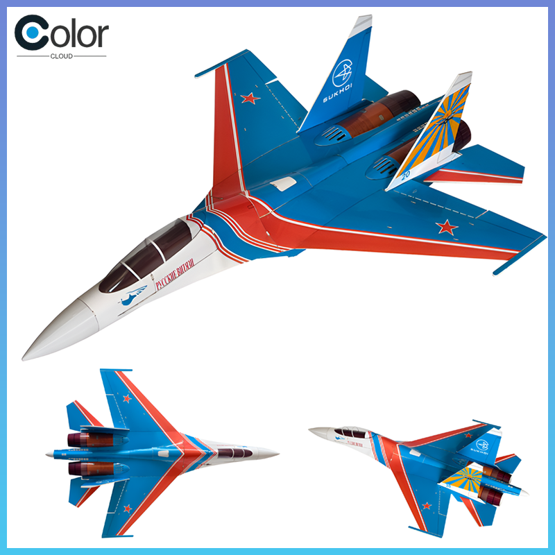 Rc Glider Foam Wing - Pesawat Tempur RC Su-27 Ducted Fan