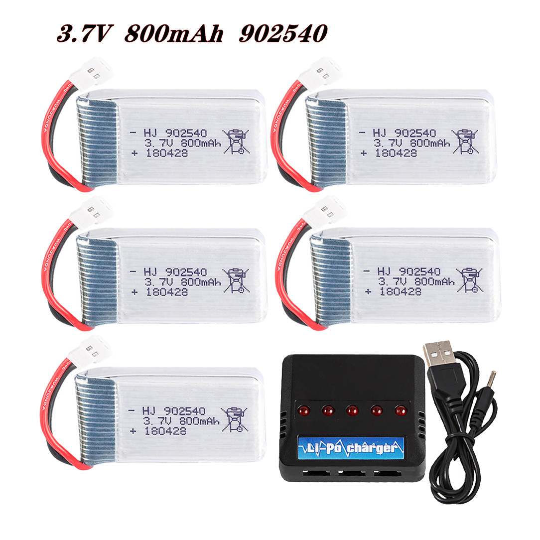 Rc Hobby Airplanes - Baterai Lipo 3.7V 800MAh 902540 25C
