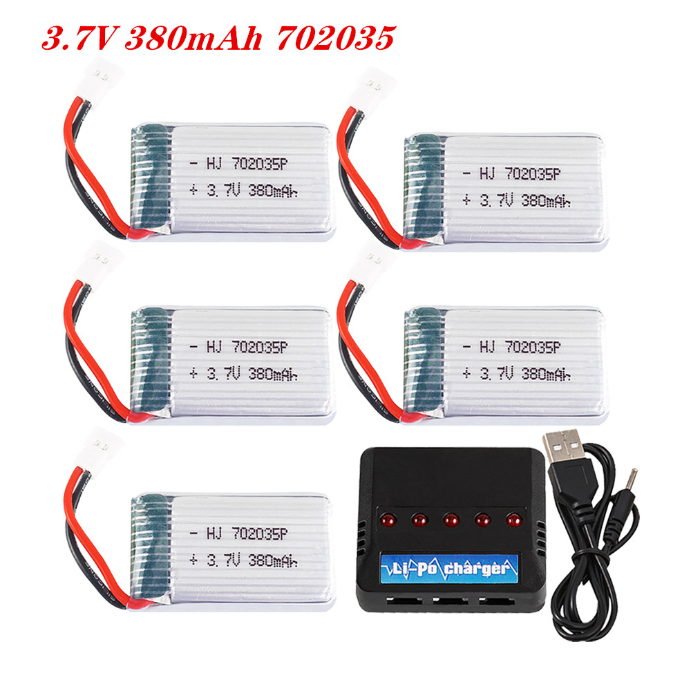 Rc Hobby Airplanes - 3.7V 380mah 702035 Baterai Lipo Baterai