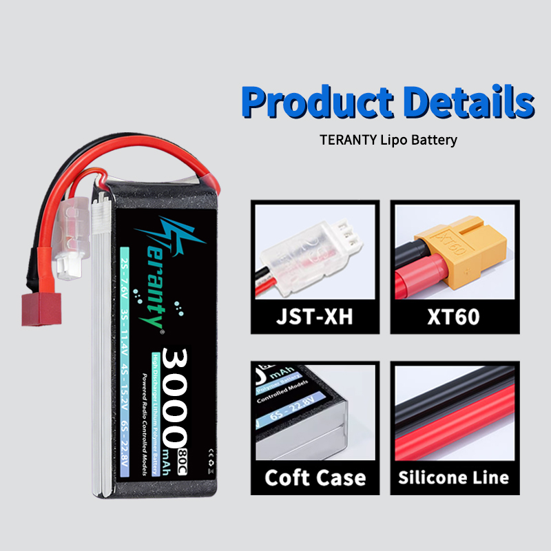 TERANTY 2S 3000mAh Baterai Lip - Rc Hobby Airplanes ulasan dan harga