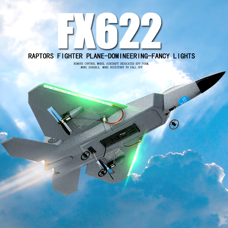 Pesawat Layang RC FX622 F22 de - Rc Glider Foam Wing ulasan dan harga
