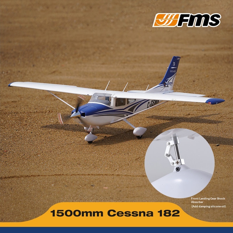 Pesawat RC Cessna Fms 1500mm,  - Rc Glider Foam Wing ulasan dan harga