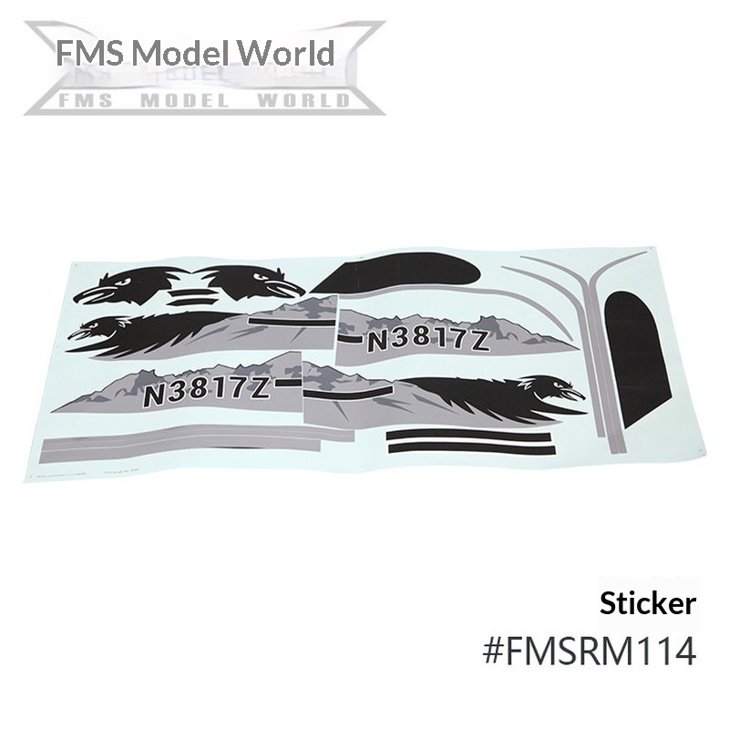 Stiker Pesawat RC FMS untuk Pe - Rc Hobby Airplanes ulasan dan harga