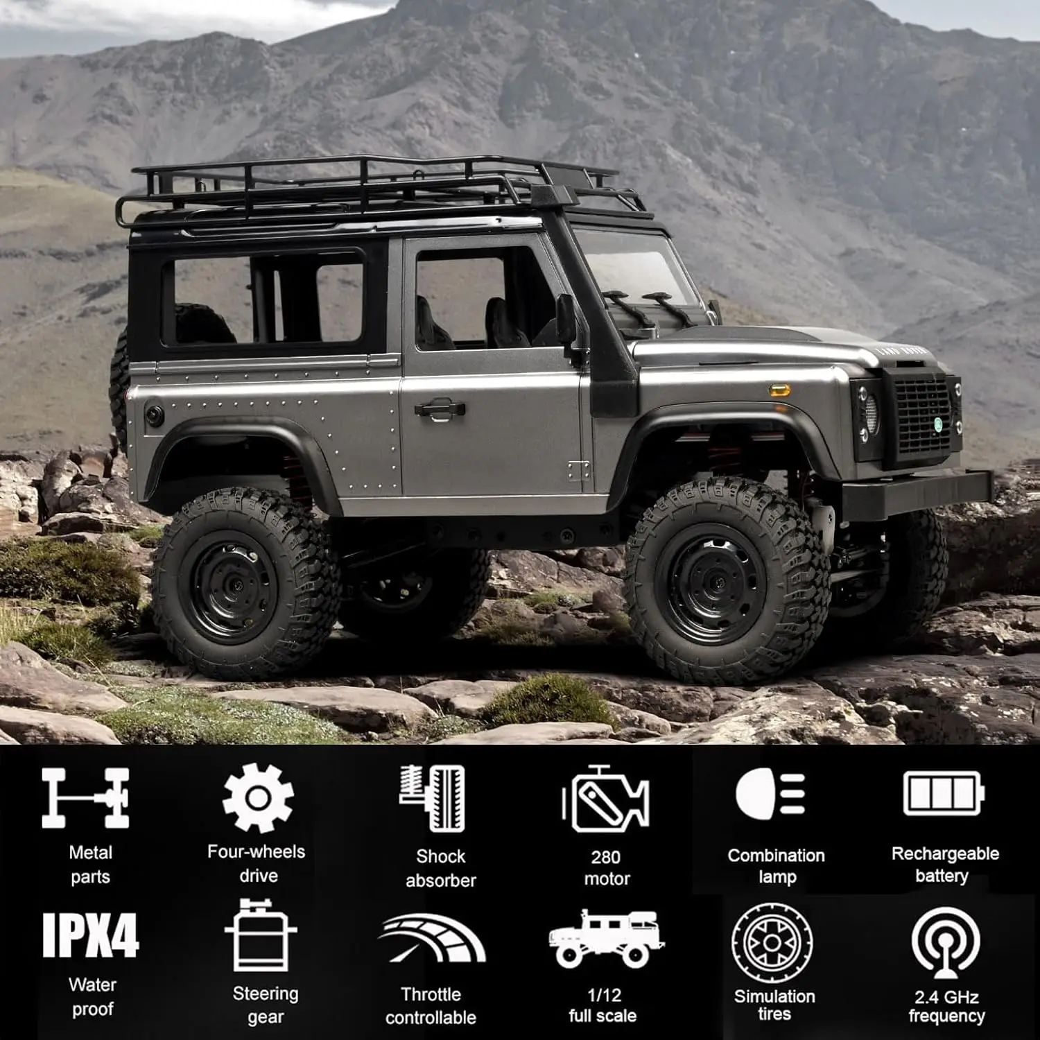 Truk RC Rock Crawler RC 4x4 MN - Rc Crawler 4X4 ulasan dan harga