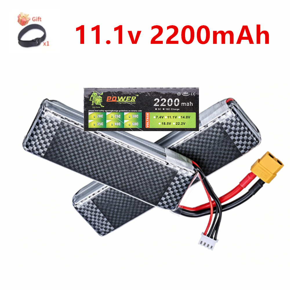 Baterai Lipo 3S 11.1V 2200mAh  - Rc Hobby Airplanes ulasan dan harga