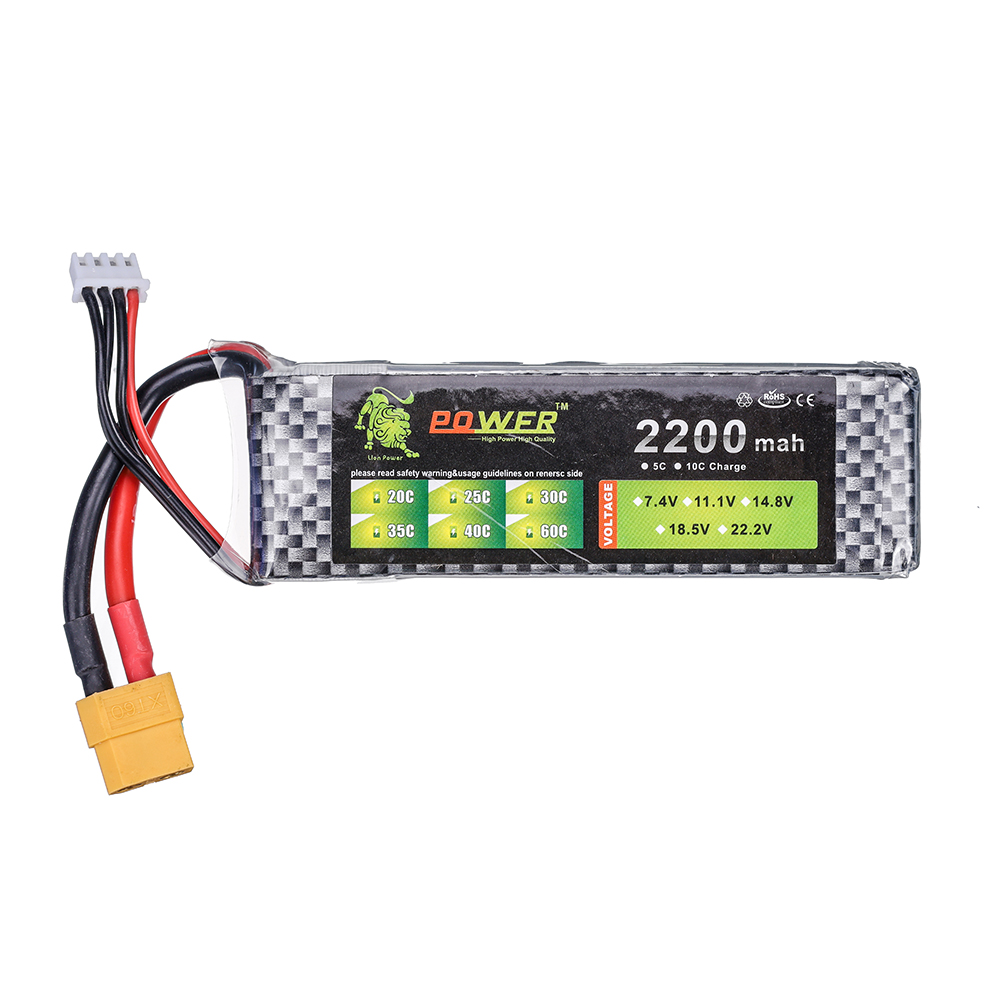 Baterai Lipo 3S 11.1V 2200mAh  - Rc Hobby Airplanes ulasan dan harga