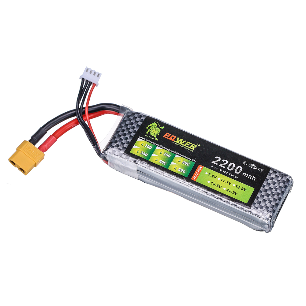 Baterai Lipo 3S 11.1V 2200mAh  - Rc Hobby Airplanes ulasan dan harga