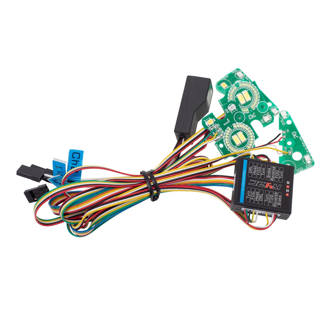 Sistem lampu LED depan & belak - Rc Hobby Wire ulasan dan harga