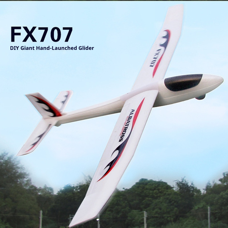 Pesawat Layang Sayap Tetap FX7 - Rc Glider Foam Wing ulasan dan harga