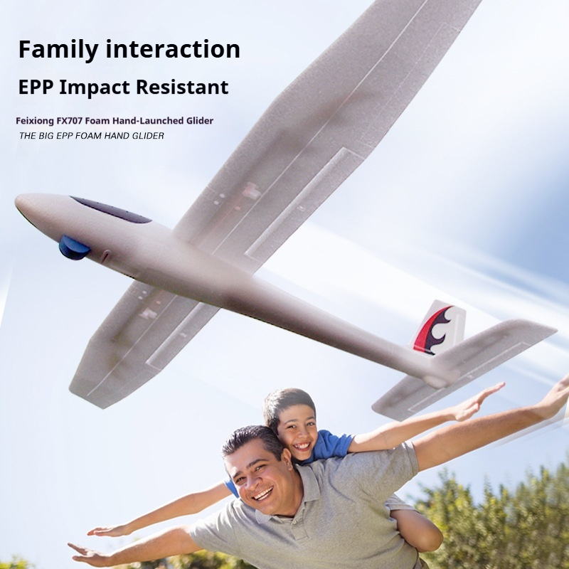 Pesawat Layang Sayap Tetap FX7 - Rc Glider Foam Wing ulasan dan harga