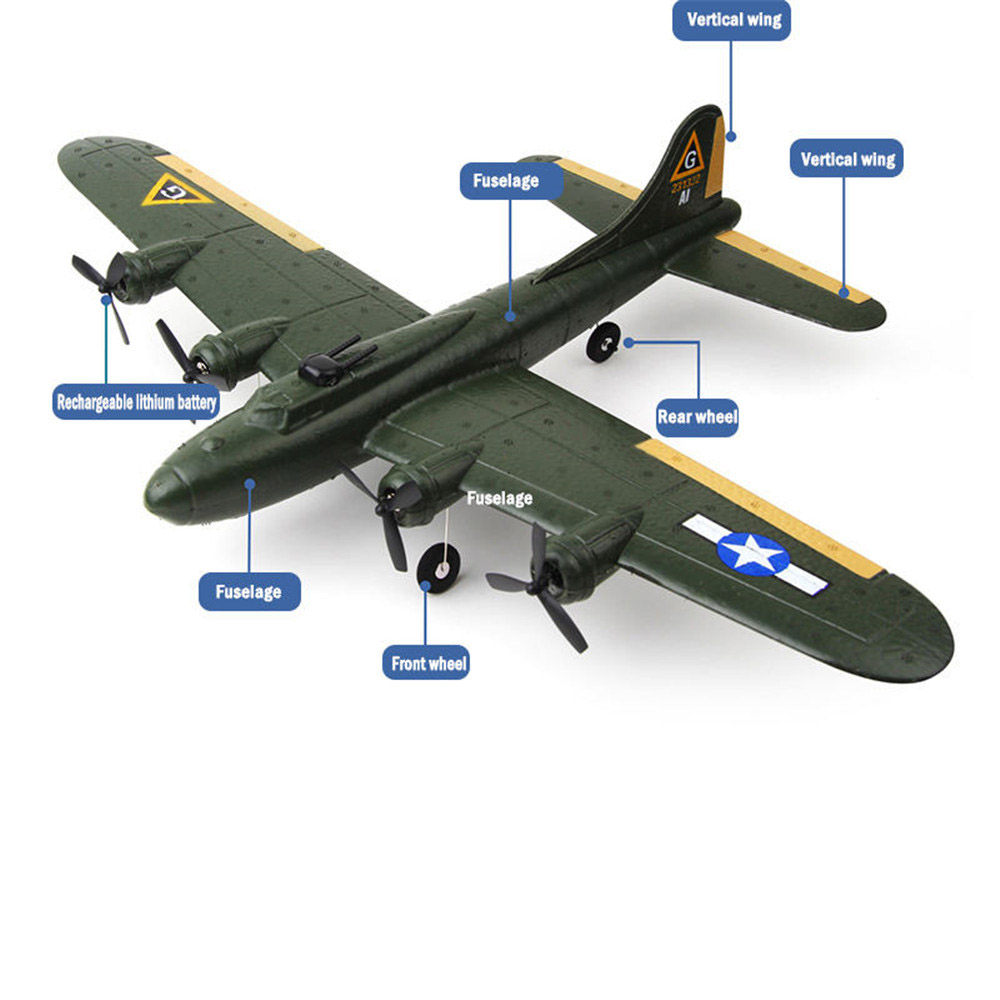 Mainan pesawat Remote Control  - Rc Glider Foam Wing ulasan dan harga